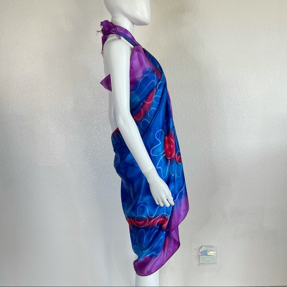 Swimsuit coverup sarong tie dye design from Aruba - Picture 5 of 12